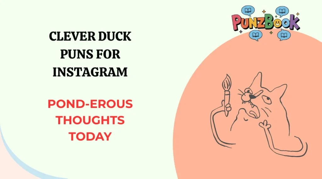 Clever Duck Puns for Instagram