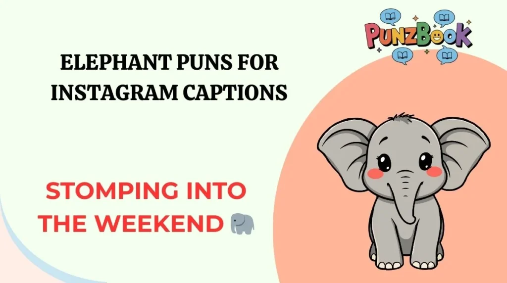 Elephant Puns for Instagram Captions