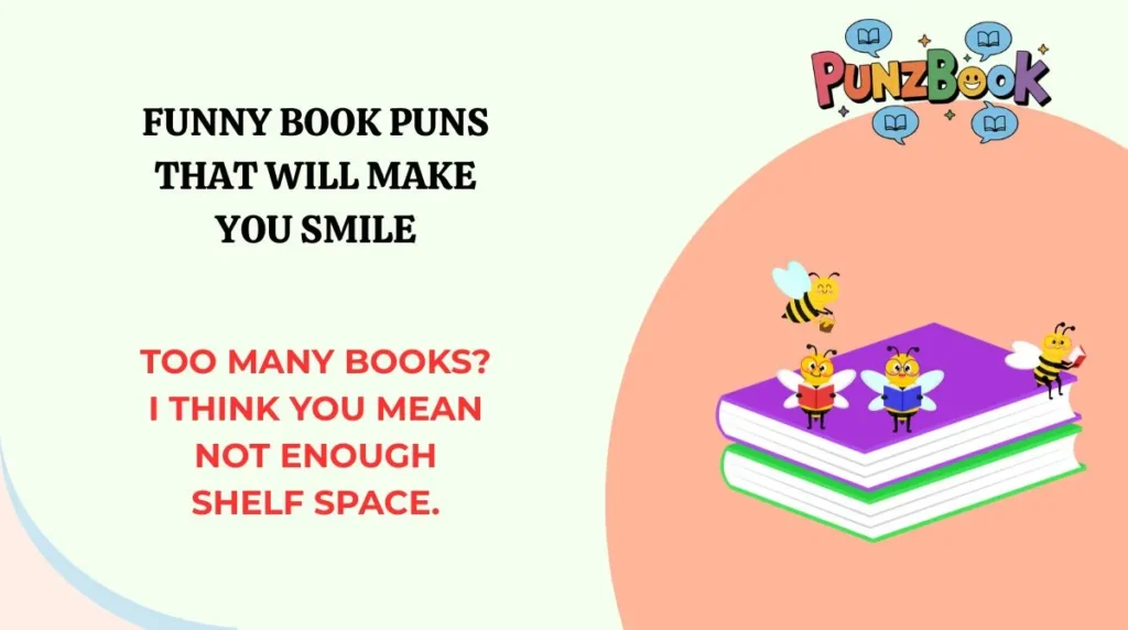 Funny book puns that will make you smile