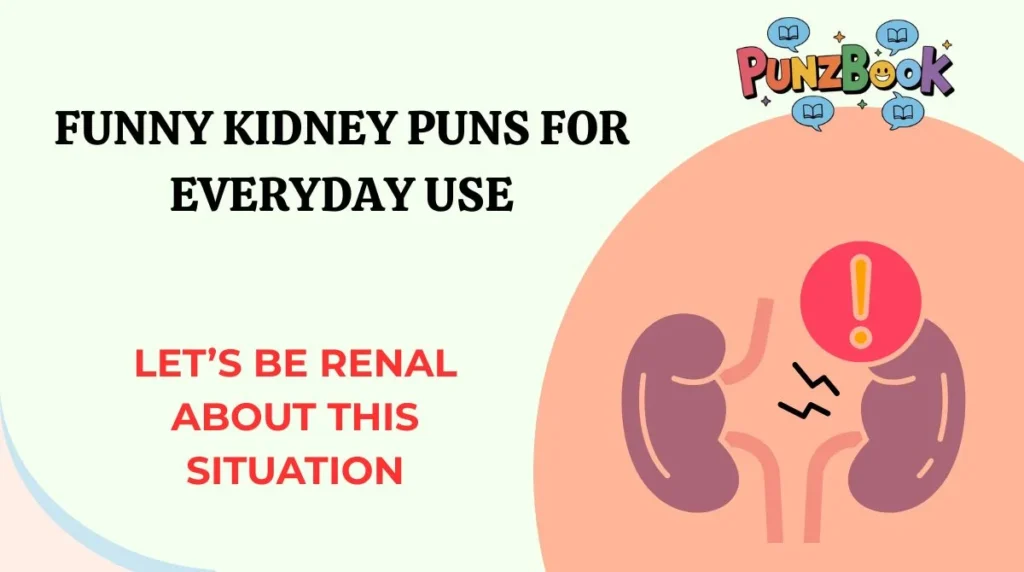 Funny Kidney Puns for Everyday Use