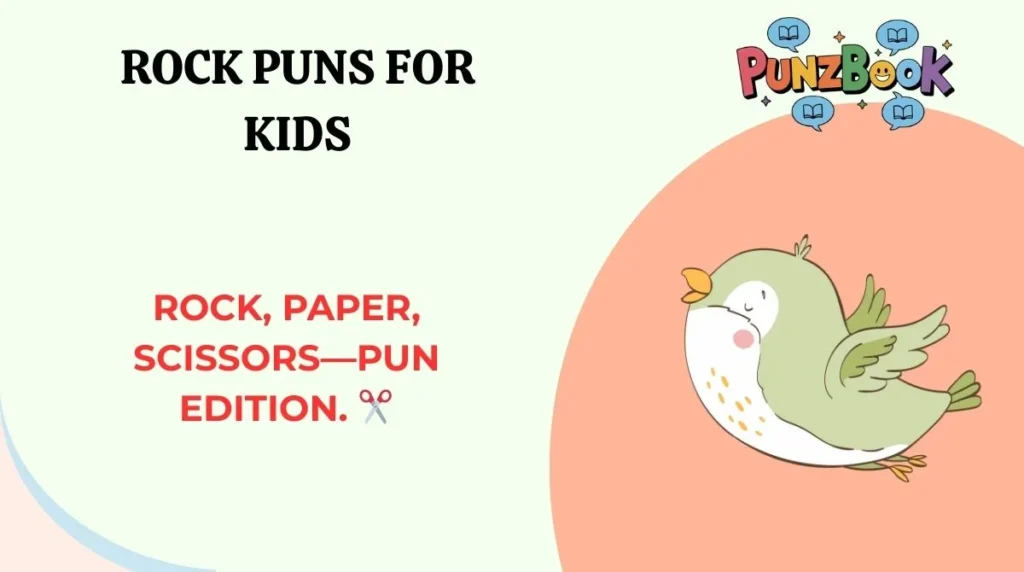 Rock, paper, scissors—pun edition. ✂️