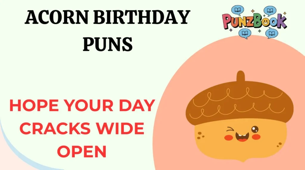 Acorn Birthday Puns