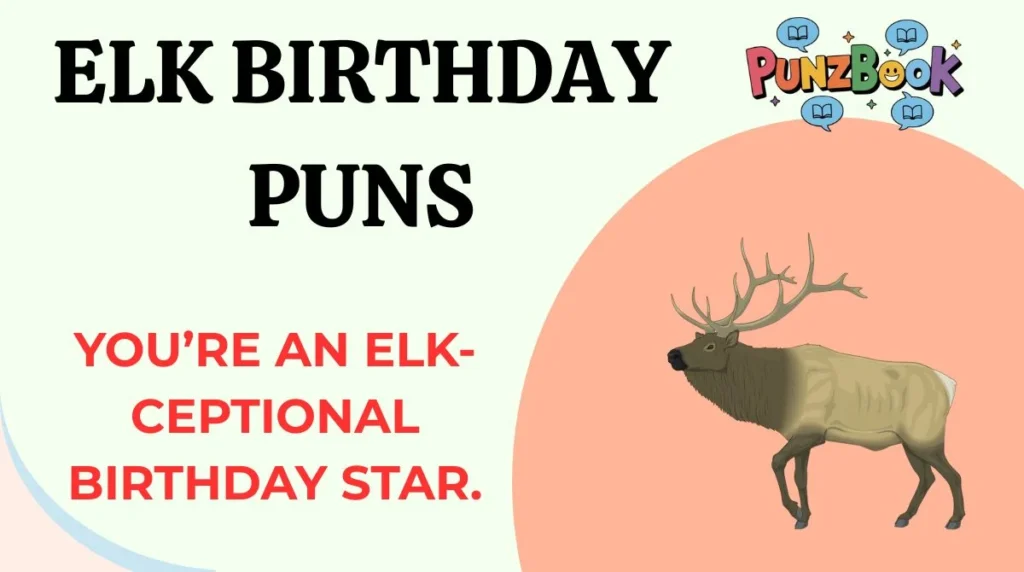 Elk Birthday Puns