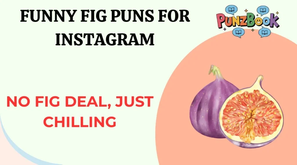 Funny fig puns for Instagram