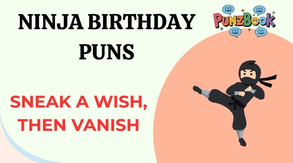 Ninja Birthday Puns