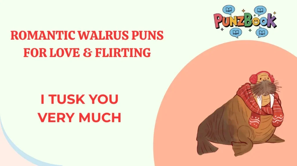 Romantic Walrus Puns for Love & Flirting