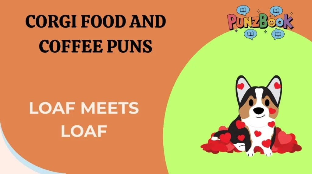 Corgi Food and Coffee Puns