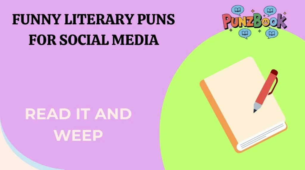 Funny Literary Puns for Social Media