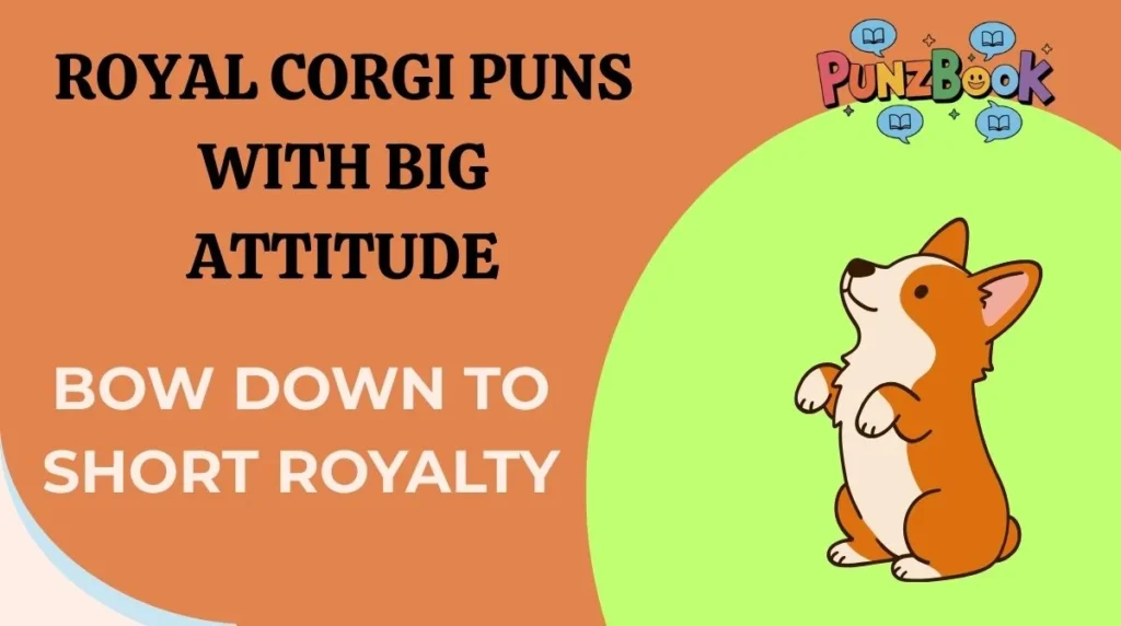 Royal Corgi Puns With Big Attitude