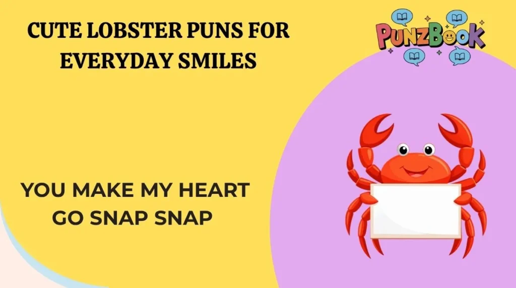 Cute Lobster Puns for Everyday Smiles